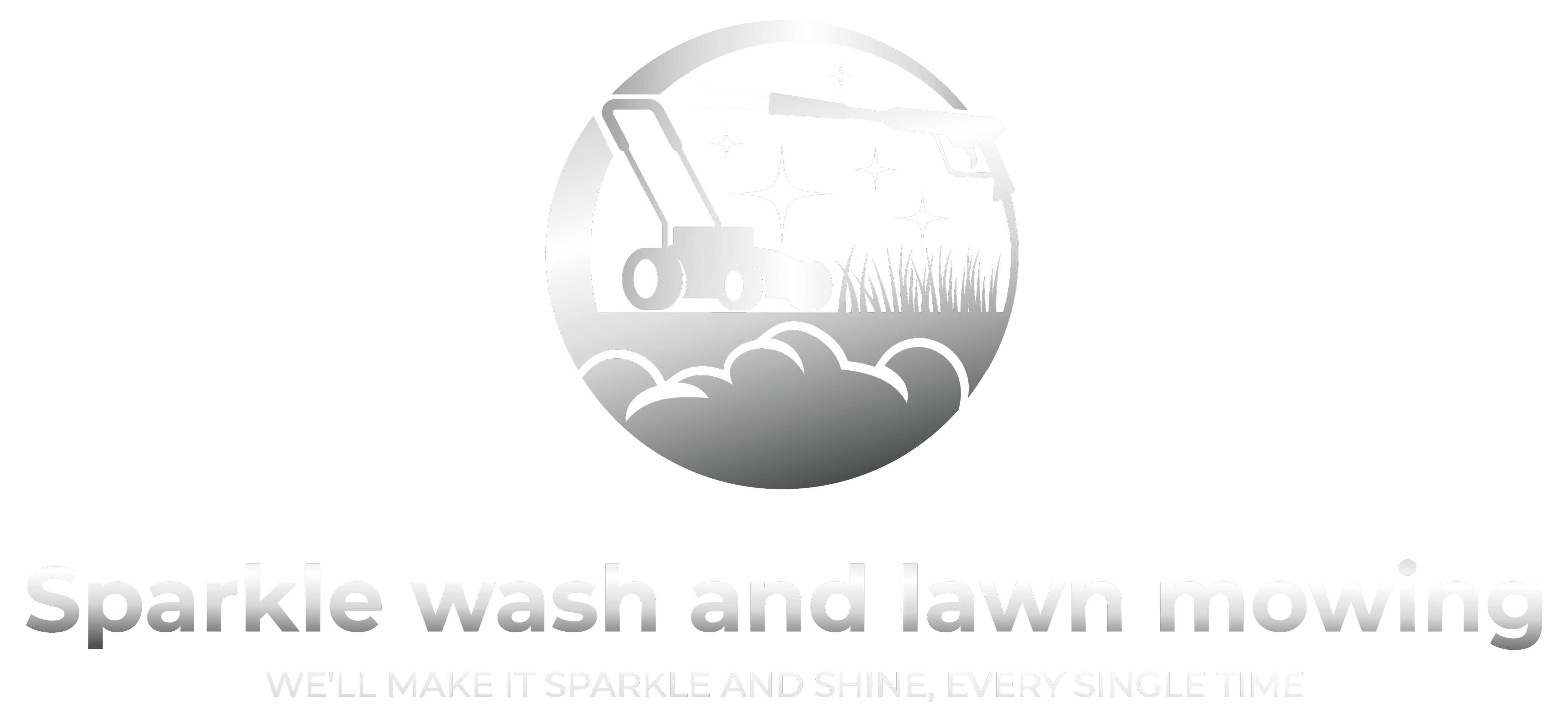 Sparkle Wash and Lawn Mowing Site logo